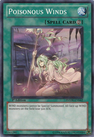 Poisonous Winds [PHSW-EN062] Common Yu-Gi-Oh!