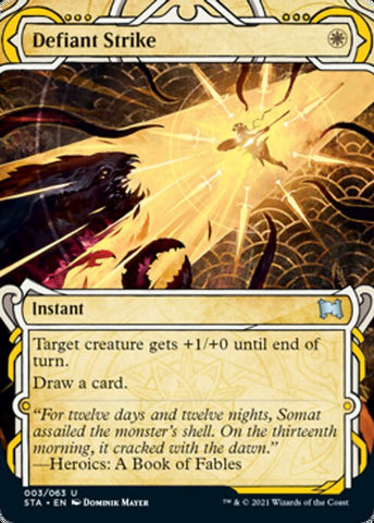 Defiant Strike [Strixhaven: School of Mages Mystical Archive] Magic: The Gathering
