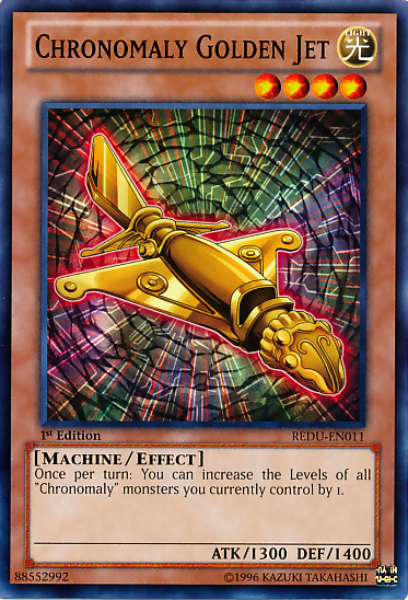 Chronomaly Golden Jet [REDU-EN011] Common Yu-Gi-Oh!