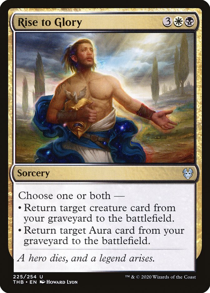Rise to Glory [Theros Beyond Death] Magic: The Gathering