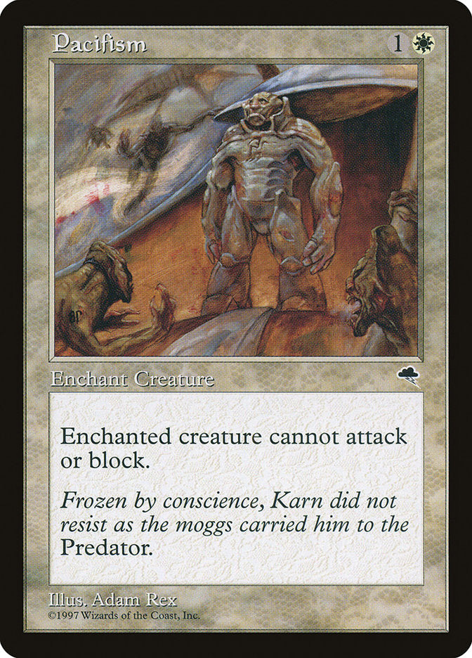Pacifism [Tempest] Magic: The Gathering