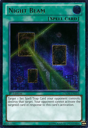 Night Beam [GAOV-EN055] Ultimate Rare Yu-Gi-Oh!