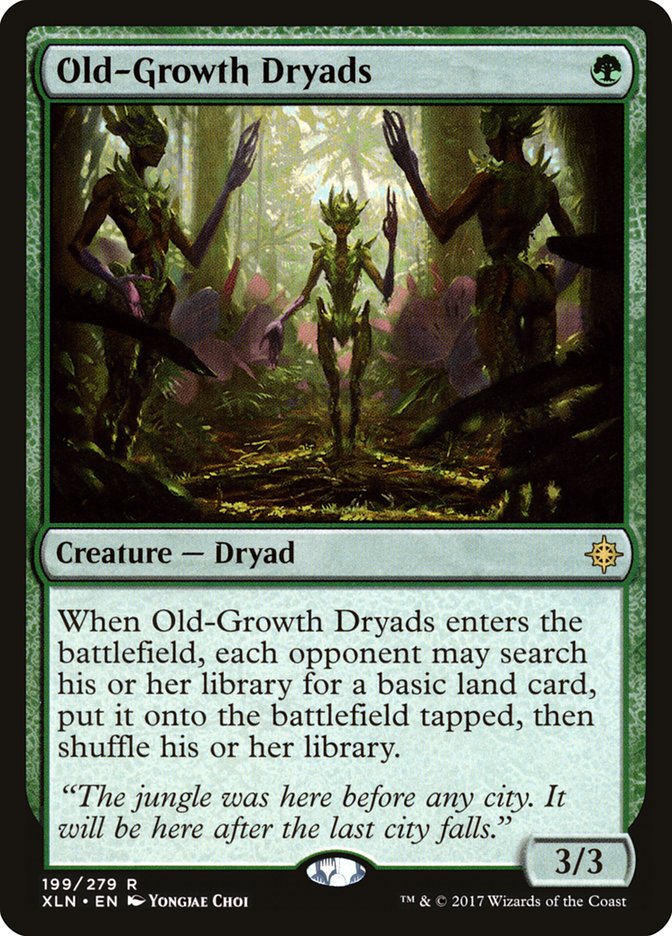 Old-Growth Dryads [Ixalan] Magic: The Gathering