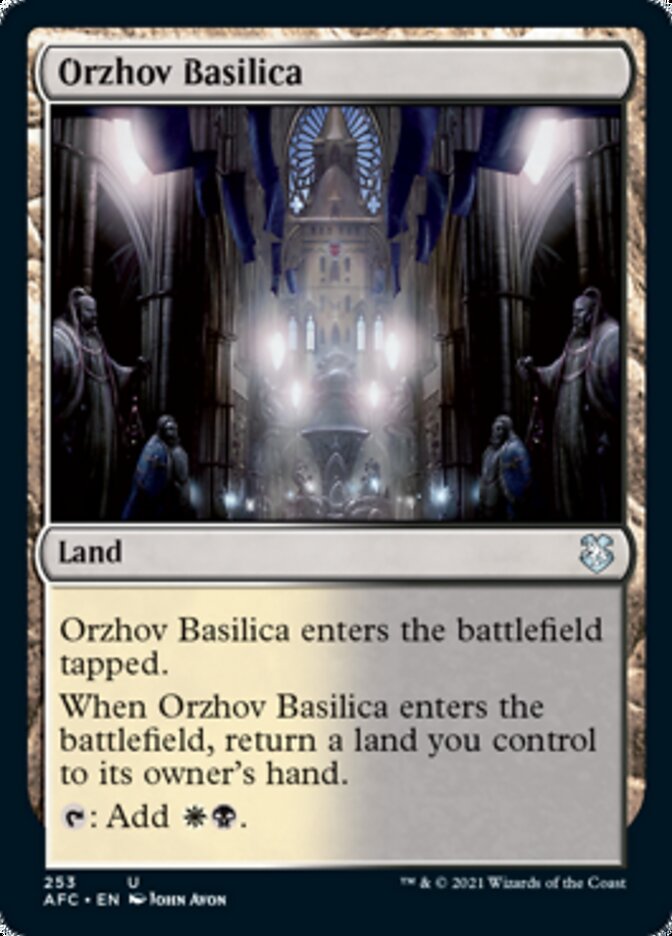 Orzhov Basilica [Dungeons & Dragons: Adventures in the Forgotten Realms Commander] Magic: The Gathering