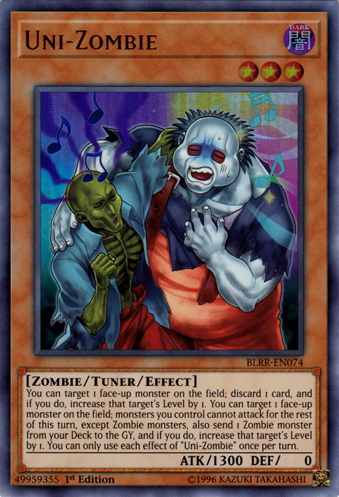 Uni-Zombie [BLRR-EN074] Ultra Rare Yu-Gi-Oh!