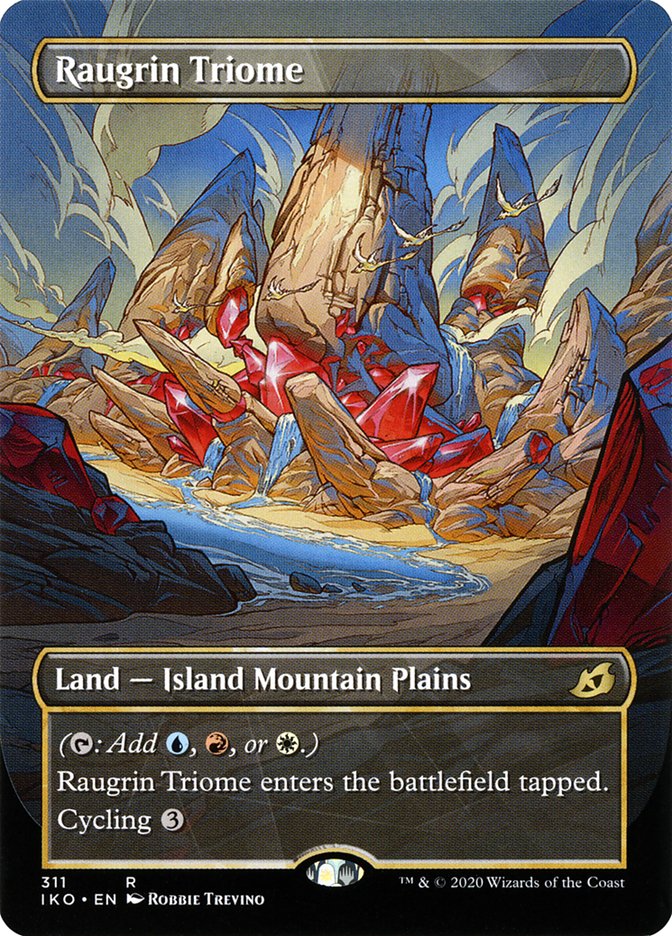 Raugrin Triome (Showcase) [Ikoria: Lair of Behemoths] Magic: The Gathering