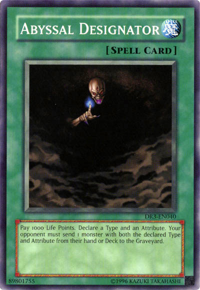 Abyssal Designator [DR3-EN040] Common Yu-Gi-Oh!