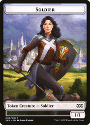 Servo // Soldier Double-Sided Token [Double Masters Tokens] Magic: The Gathering