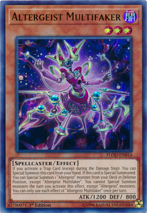 Altergeist Multifaker [FLOD-EN014] Ultra Rare Yu-Gi-Oh!
