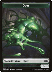 Myr (007) // Ooze Double-Sided Token [Double Masters Tokens] Magic: The Gathering