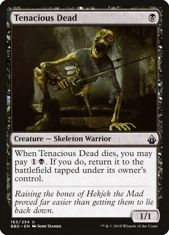 Tenacious Dead [Battlebond] Magic: The Gathering