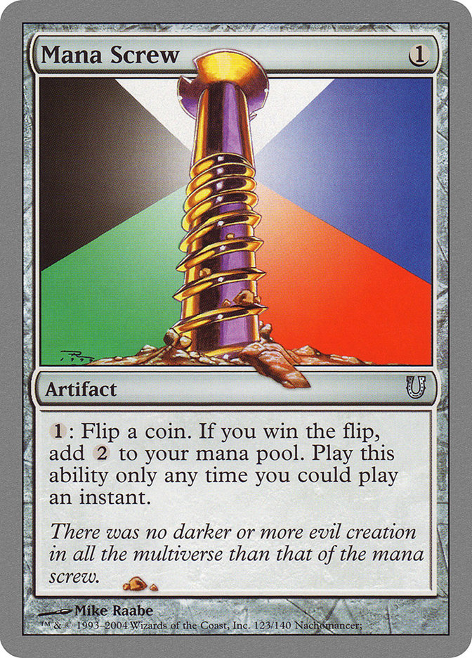 Mana Screw [Unhinged] Magic: The Gathering