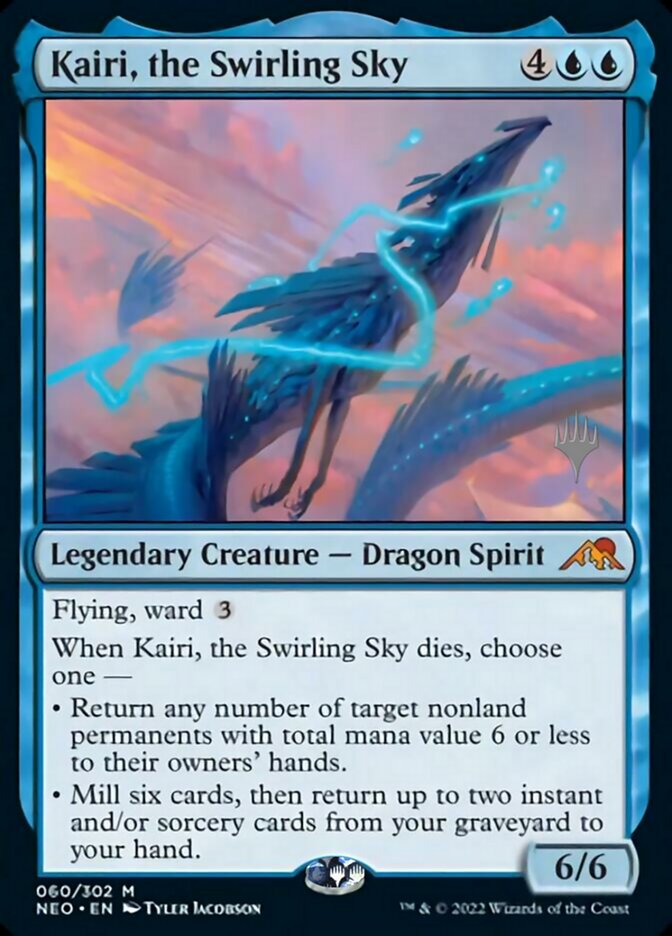 Kairi, the Swirling Sky (Promo Pack) [Kamigawa: Neon Dynasty Promos] Magic: The Gathering