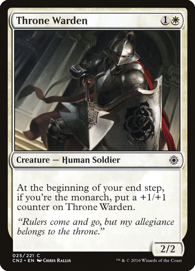 Throne Warden [Conspiracy: Take the Crown] Magic: The Gathering