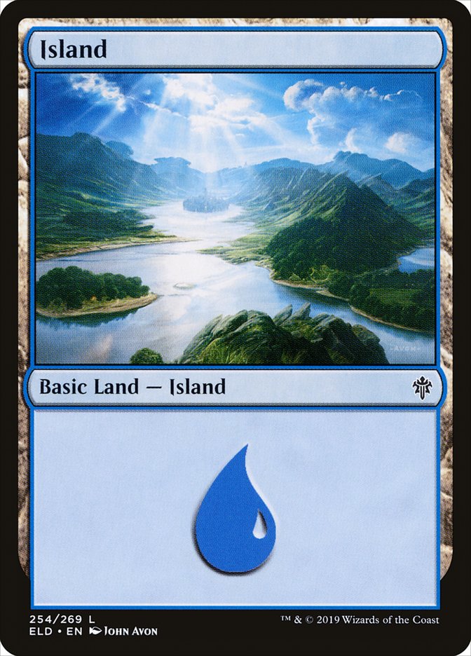 Island (254) [Throne of Eldraine] Magic: The Gathering