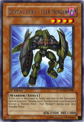 Destiny Hero - Fear Monger [DP05-EN009] Rare Yu-Gi-Oh!