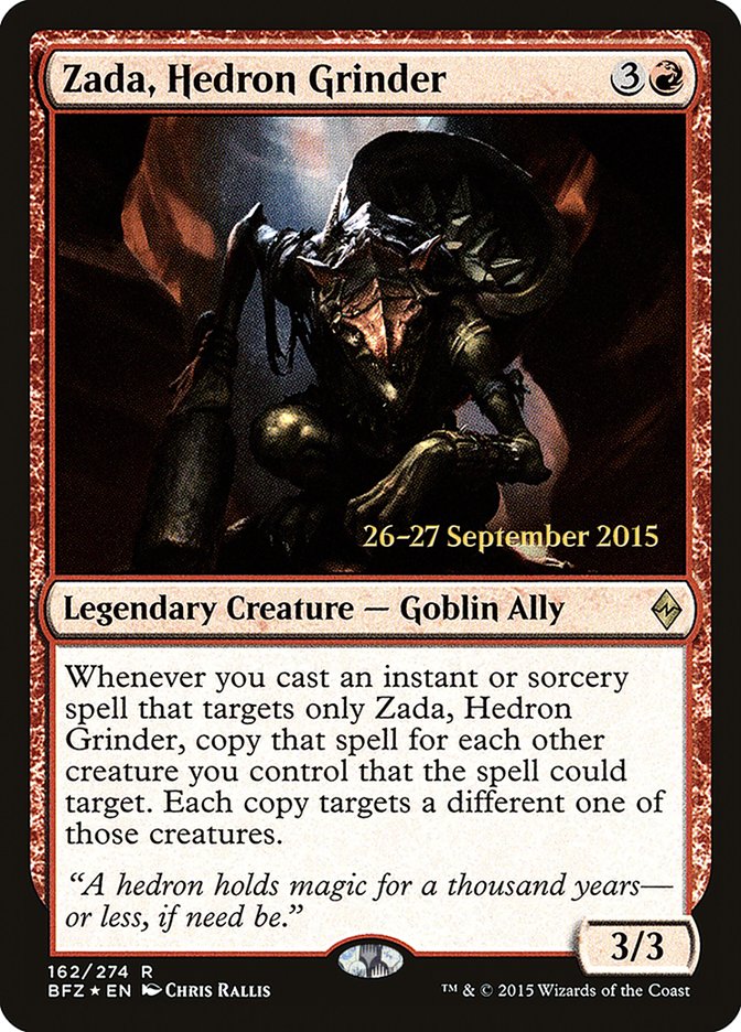 Zada, Hedron Grinder [Battle for Zendikar Prerelease Promos] Magic: The Gathering