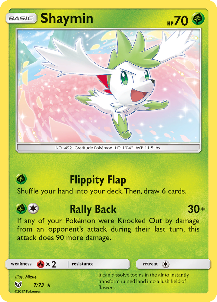 Shaymin (7/73) [Sun & Moon: Shining Legends] Pokémon