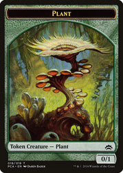 Plant // Ooze (016) Double-Sided Token [Planechase Anthology Tokens] Magic: The Gathering