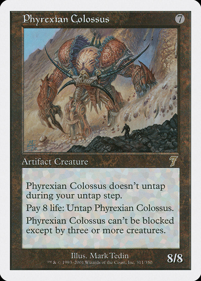 Phyrexian Colossus [Seventh Edition] Magic: The Gathering