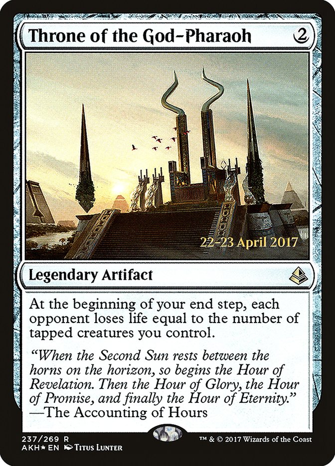 Throne of the God-Pharaoh [Amonkhet Prerelease Promos] Magic: The Gathering