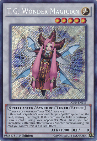 T.G. Wonder Magician [LC5D-EN213] Secret Rare Yu-Gi-Oh!