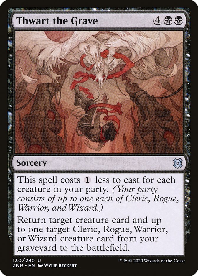 Thwart the Grave [Zendikar Rising] Magic: The Gathering