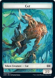Cat // Servo Double-Sided Token [Double Masters Tokens] Magic: The Gathering