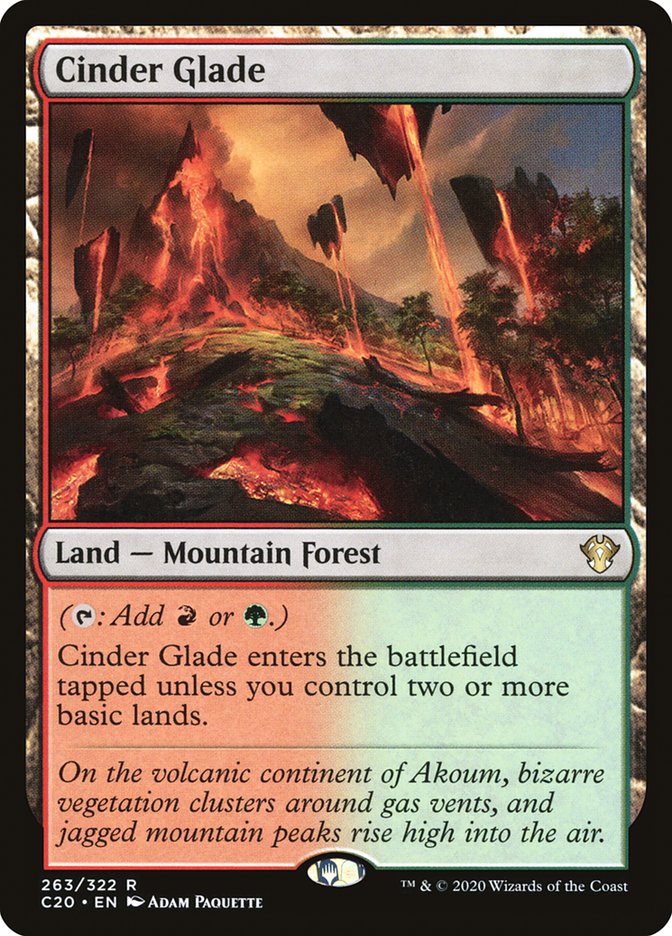 Cinder Glade [Commander 2020] Magic: The Gathering