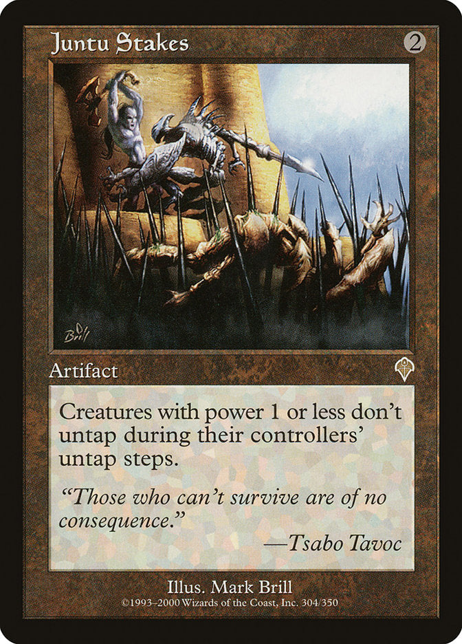 Juntu Stakes [Invasion] Magic: The Gathering