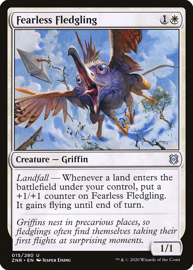 Fearless Fledgling [Zendikar Rising] Magic: The Gathering
