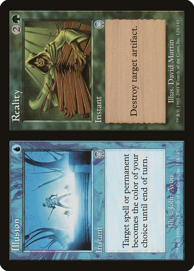 Illusion // Reality [Apocalypse] Magic: The Gathering