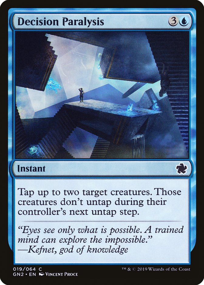 Decision Paralysis [Game Night 2019] Magic: The Gathering