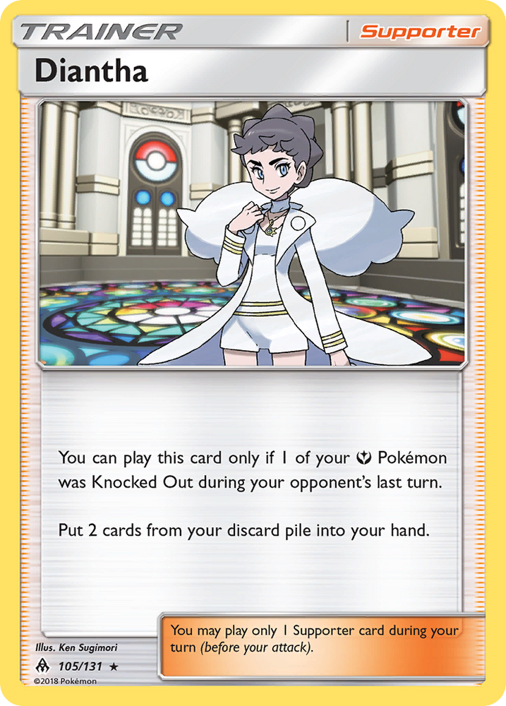 Diantha (105/131) [Sun & Moon: Forbidden Light] Pokémon