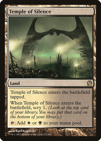 Temple of Silence [Theros] Magic: The Gathering