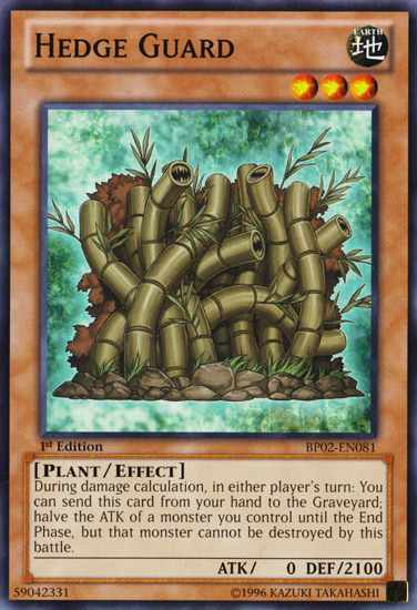Hedge Guard [BP02-EN081] Common Yu-Gi-Oh!