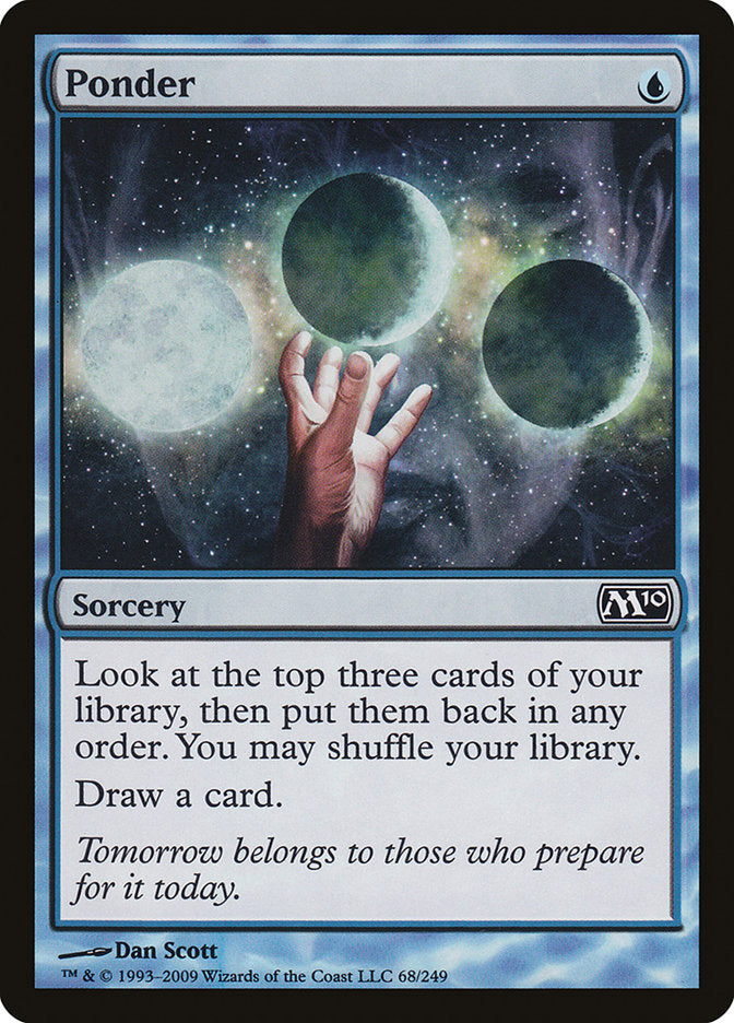 Ponder [Magic 2010] Magic: The Gathering