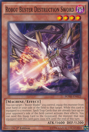 Robot Buster Destruction Sword [BOSH-EN022] Common Yu-Gi-Oh!
