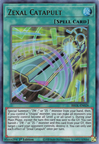 Zexal Catapult [BROL-EN028] Ultra Rare Yu-Gi-Oh!
