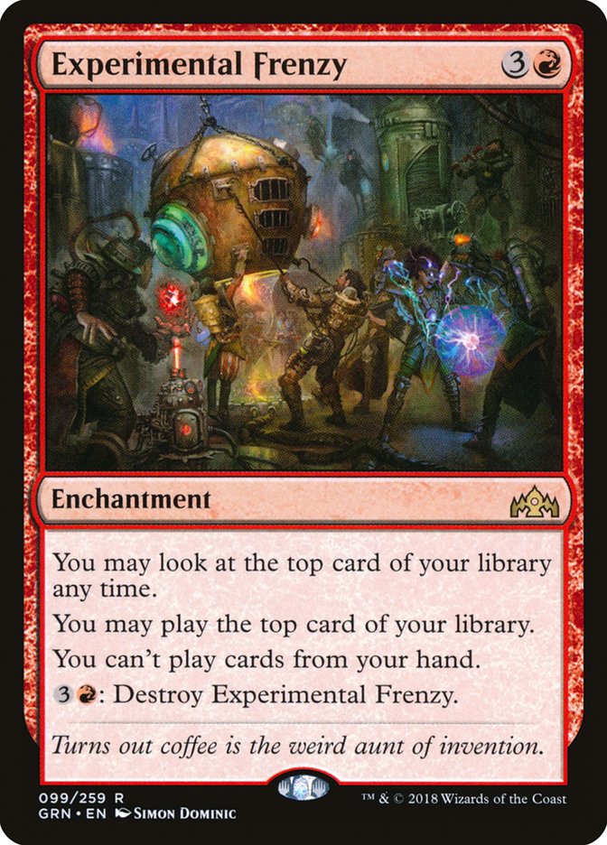 Experimental Frenzy [Guilds of Ravnica] Magic: The Gathering