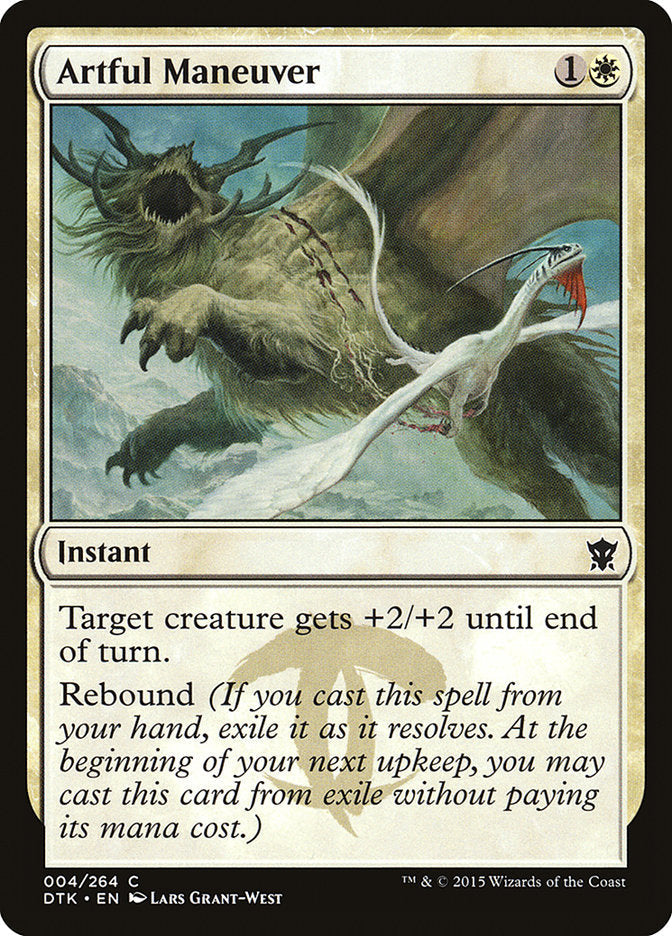 Artful Maneuver [Dragons of Tarkir] Magic: The Gathering