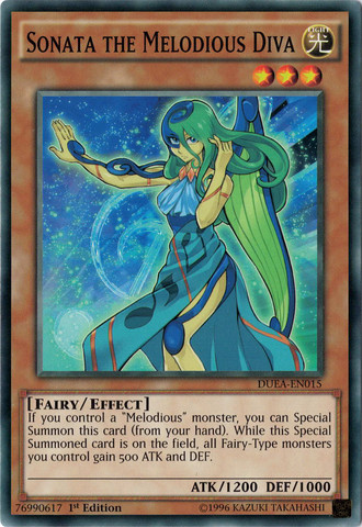 Sonata the Melodious Diva [DUEA-EN015] Common Yu-Gi-Oh!