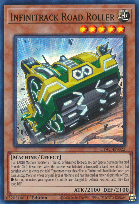 Infinitrack Road Roller [CYAC-EN022] Ultra Rare Yu-Gi-Oh!