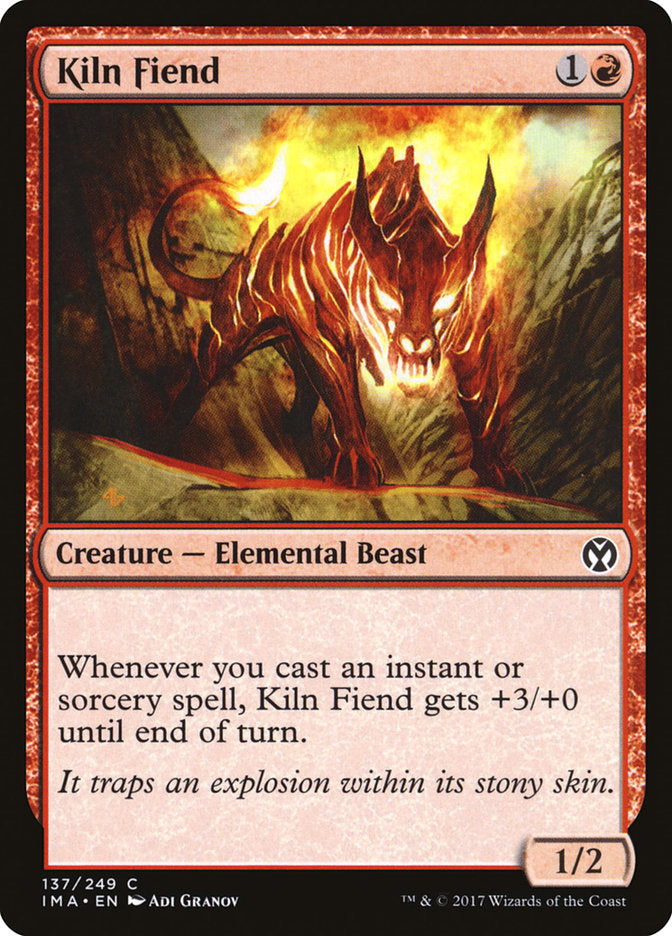 Kiln Fiend [Iconic Masters] Magic: The Gathering