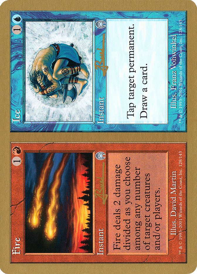 Fire // Ice (Antoine Ruel) [World Championship Decks 2001] Magic: The Gathering