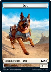 Dog // Griffin Double-Sided Token [Core Set 2021 Tokens] Magic: The Gathering