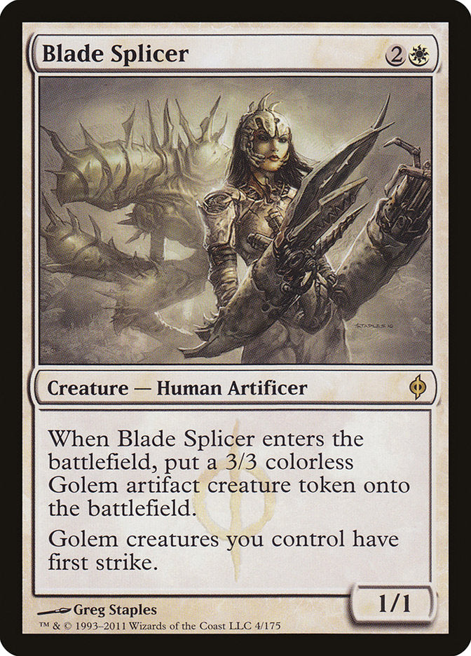 Blade Splicer [New Phyrexia] Magic: The Gathering