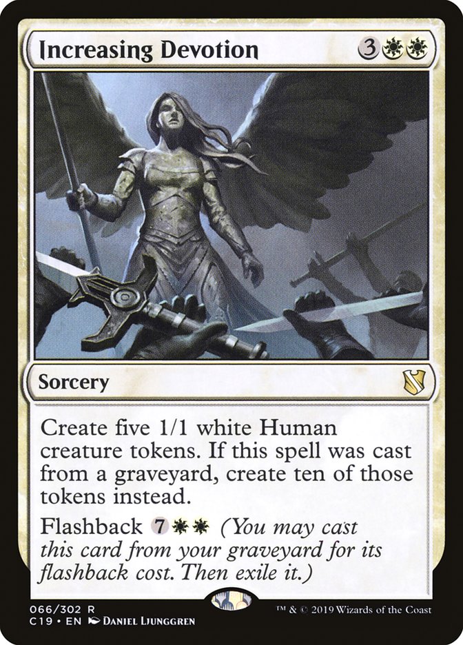 Increasing Devotion [Commander 2019] Magic: The Gathering