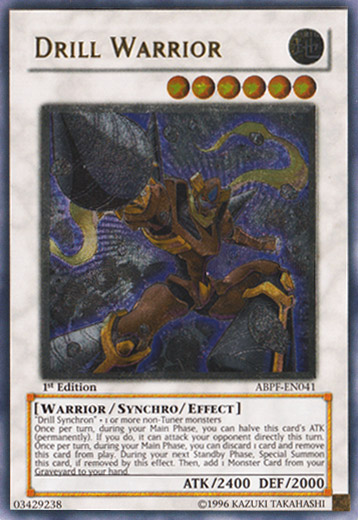 Drill Warrior [ABPF-EN041] Ultimate Rare Yu-Gi-Oh!