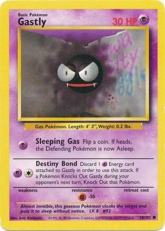 Gastly (50/102) [Base Set Unlimited] Pokémon